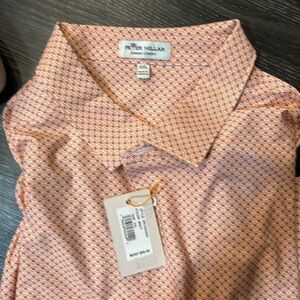 Peter Millar men's collared shirt. Size 2 XL. Never worn, brand new with tags.